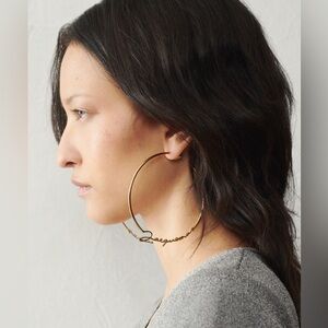 Jacquemus gold hoop earrings